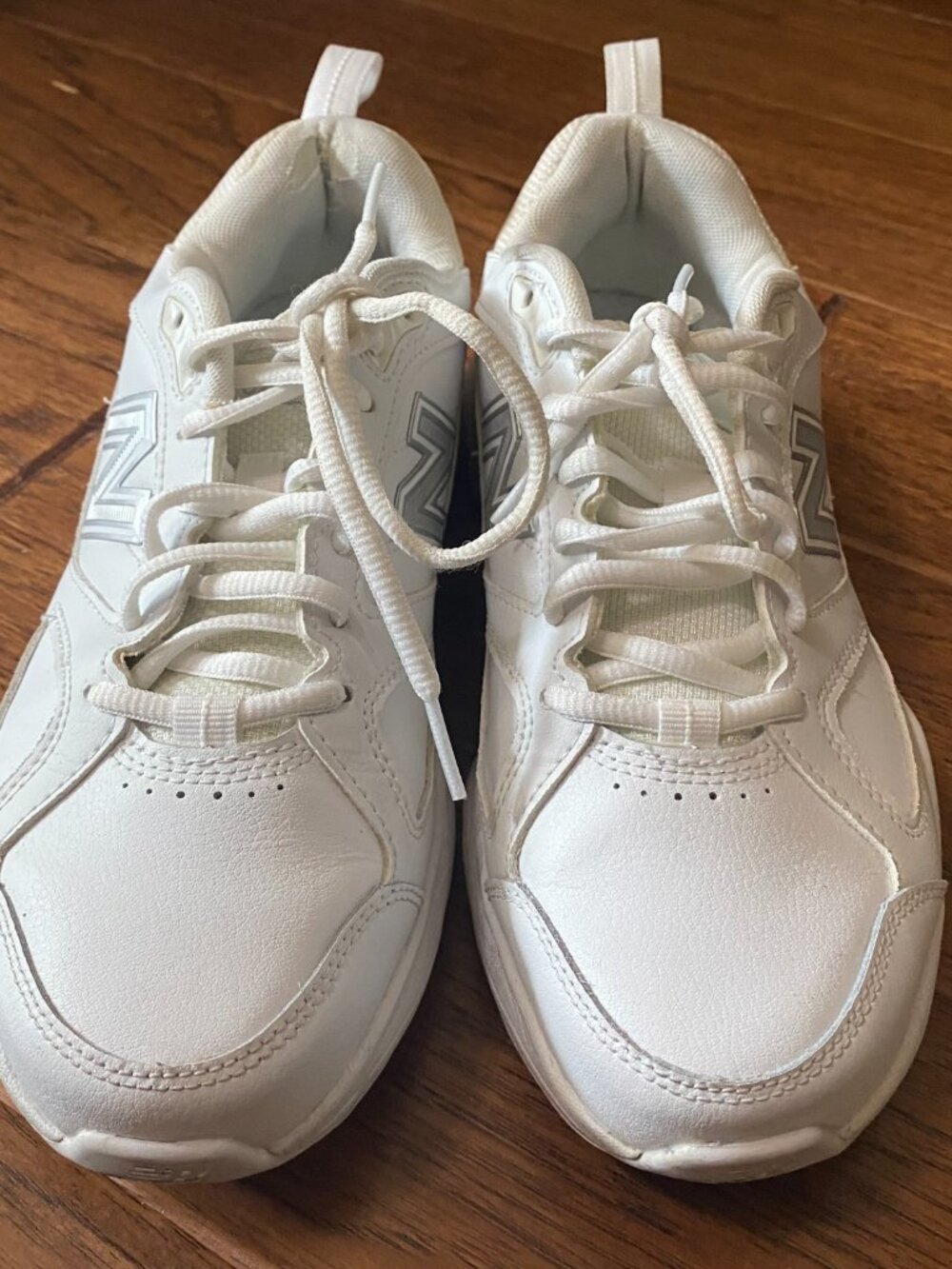 New Balance 626v2 White Leather Slip Resistant Work Shoes Sneaker 8.5W Wide